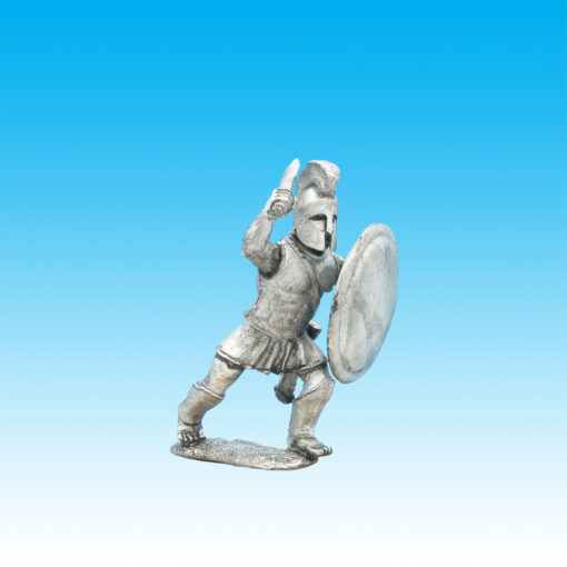GRK007D Hoplite attacking with sword held high